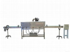 Semi auto shrink sleeve labeling machine