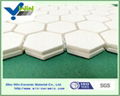 Hexagonal ceramic alumina tile