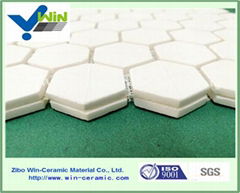 Hexagonal ceramic alumina tile specification