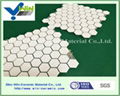Alumina hexagon mat mosaic tile wear resistant material