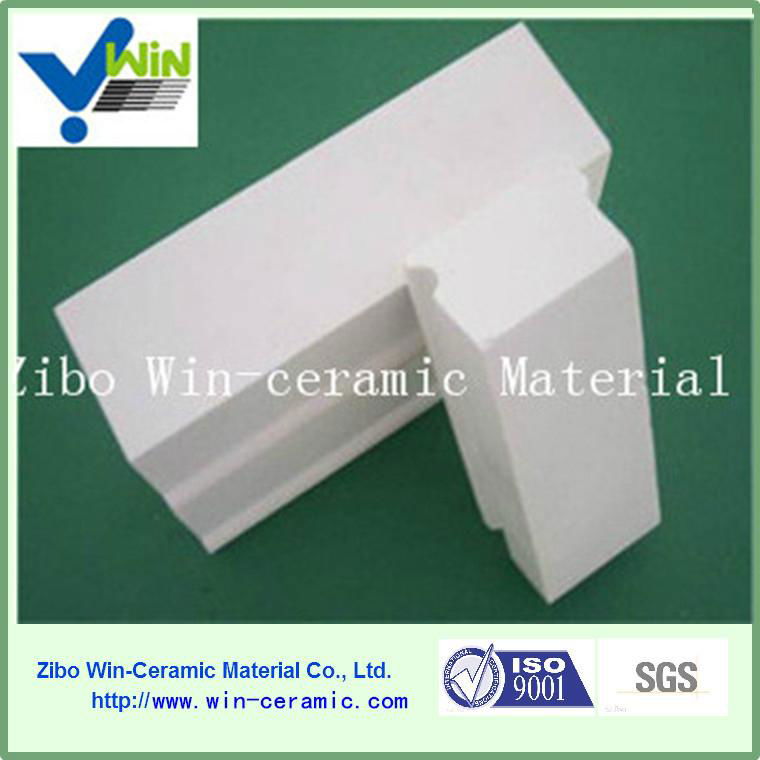 Wear resistant high alumina ceramic brick 2