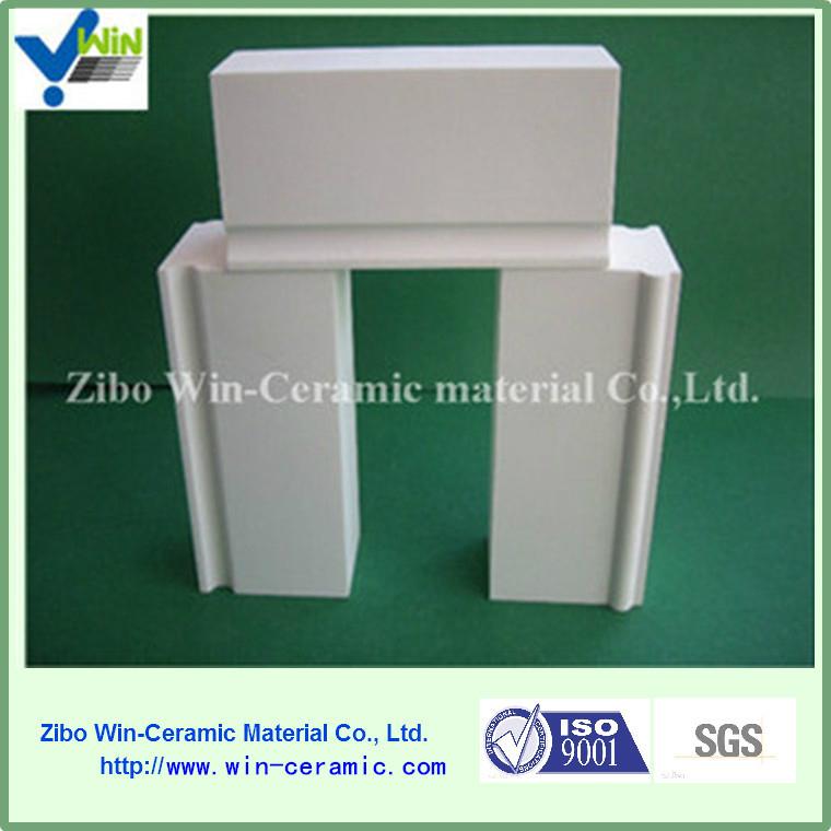 Wear resistant high alumina ceramic brick 4