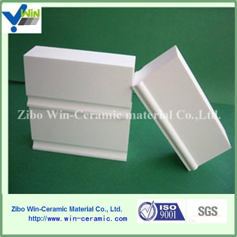 Wear resistant high alumina ceramic brick 5