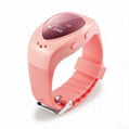 Heart-shaped Smart watch GPS LBS WIFI Tracker for Boys and Girls Google map Smar 4