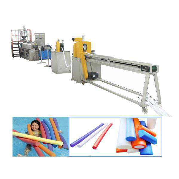 EPE air-conditioner heat preservation pipe extrusion line 3