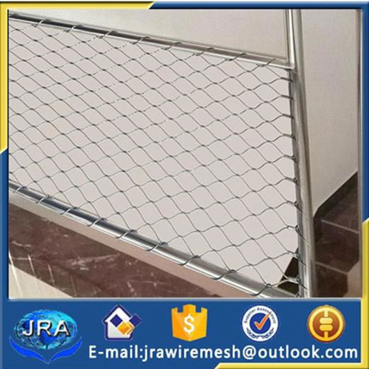 15 years factory Stainless steel stairs railing safety mesh 3
