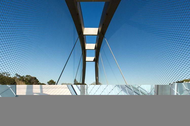 Stainless Steel Cable Mesh Bridge fence 3