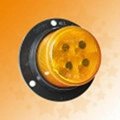2" DOT 10-30V Amber LED Truck Marker Lamps