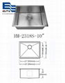 SUS304 Undermount Stainless Steel Sink 10 deep 