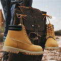 Brand-new Wheat Waterproof leather  Mens Boots 1