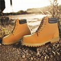 Brand-new Wheat Waterproof leather  Mens Boots 3