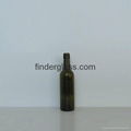 BVS finish 375ml clear and  green wine glass bottle 4