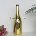 wholesale eletroplating glass bottle wine bottle 750ml glass bottle 1