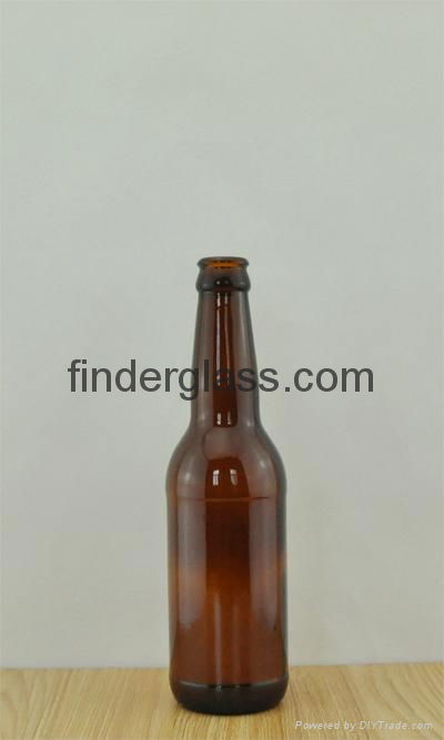 High quality amber beer bottle 2