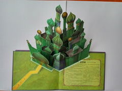 Offset printing education book 3D pop up book for instereting learning