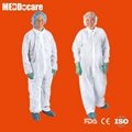 Hospital Chemical Painting Hooded Non Woven Tyvek Coverall Type 3 4 5 Disposable 4