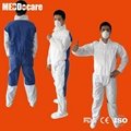 Hospital Chemical Painting Hooded Non Woven Tyvek Coverall Type 3 4 5 Disposable 2