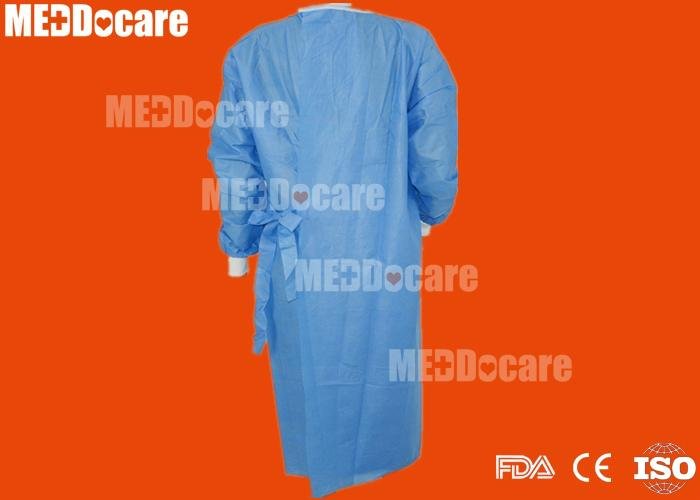 Hospital Medical Sterilized Scrub Surgeon Gown Disposable Cloth Surgical Gowns w 2