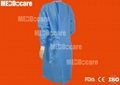 Hospital Medical Sterilized Scrub Surgeon Gown Disposable Cloth Surgical Gowns w 3
