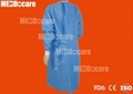 Hospital Medical Sterilized Scrub Surgeon Gown Disposable Cloth Surgical Gowns w 3