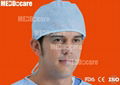 Disposable hospital surgical medical surgeon nurse doctor cap 4