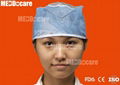 Disposable hospital surgical medical surgeon nurse doctor cap