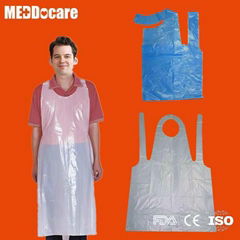 Homeuse Clean Beauty Salon Dailyuse Waterproof Poncho Disposable Plastic PE Apro