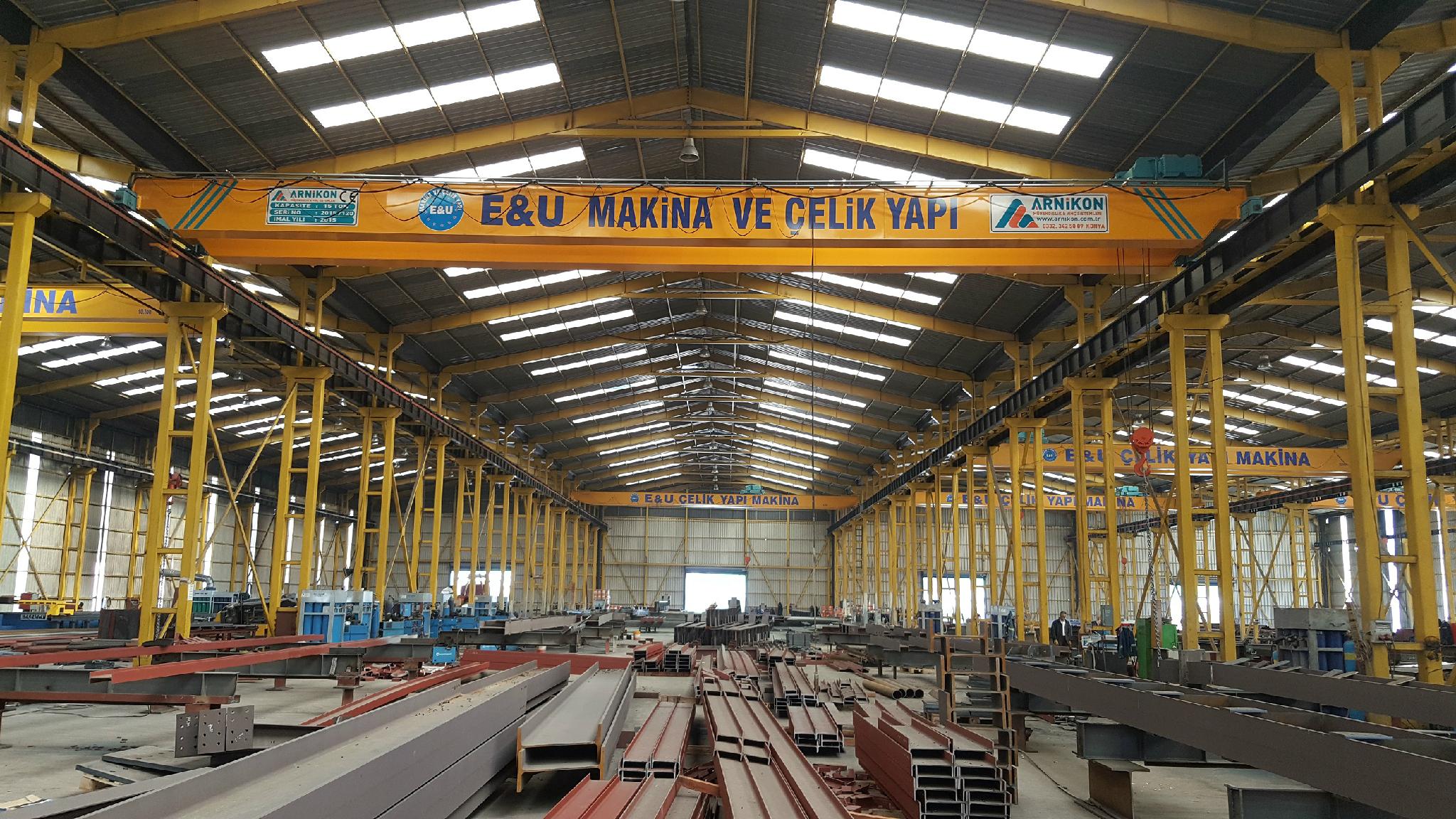 Overhead Crane ARN Arnikon (Turkey Manufacturer) Construction