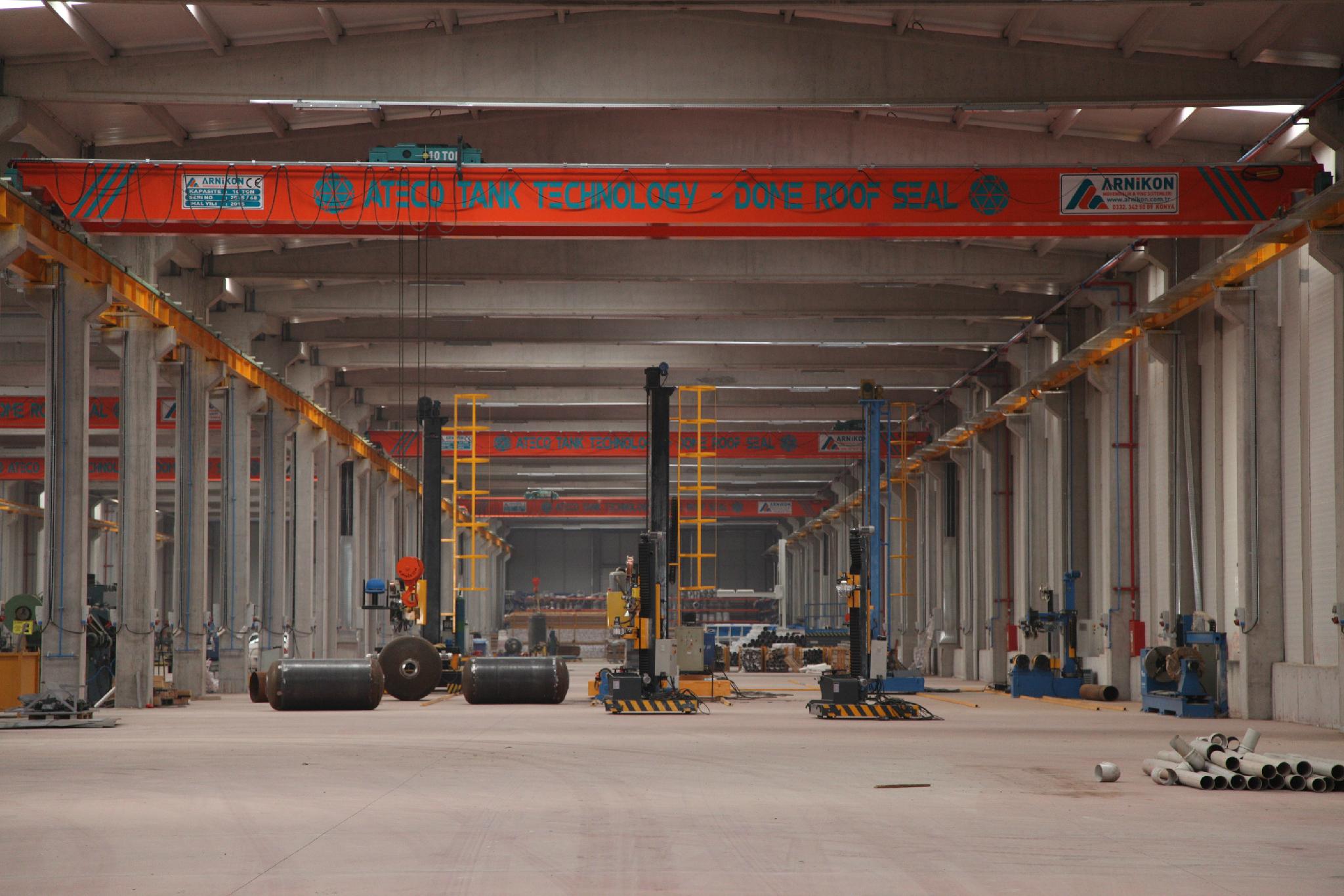 Overhead Crane ARN Arnikon (Turkey Manufacturer) Construction