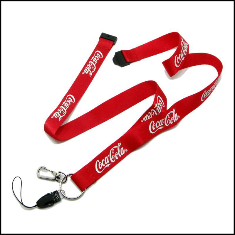 Factory direct sales printing custom logo polyester lanyards for card holder 3