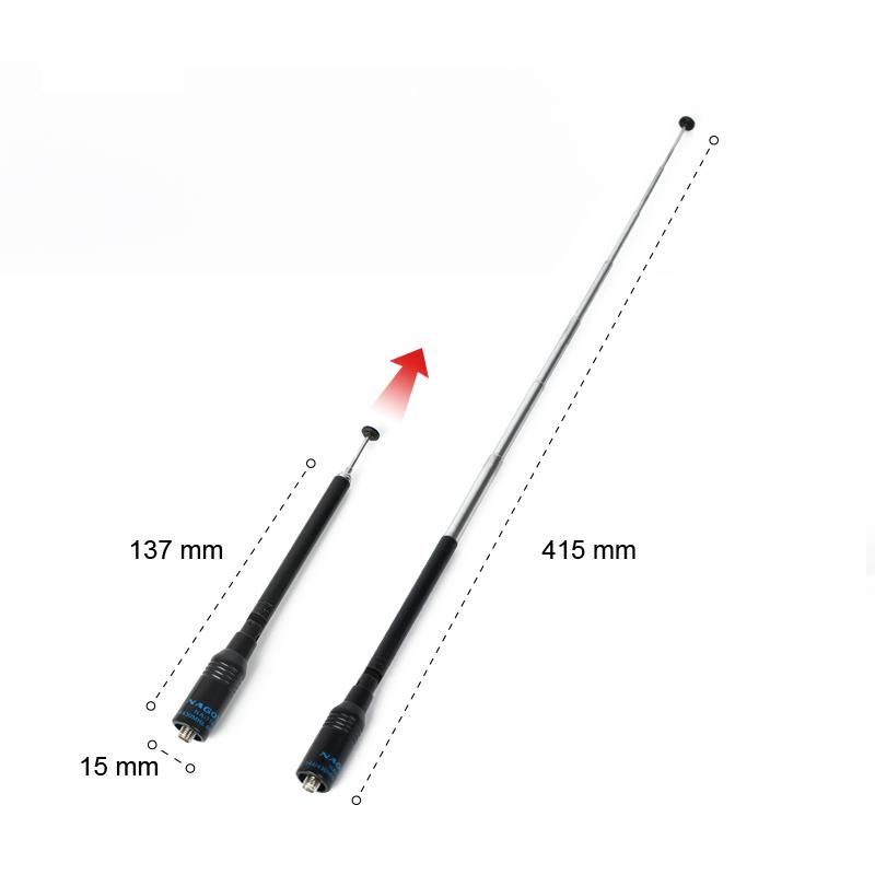 VHF And UHF Antenna for Portable Two Way Radio 2