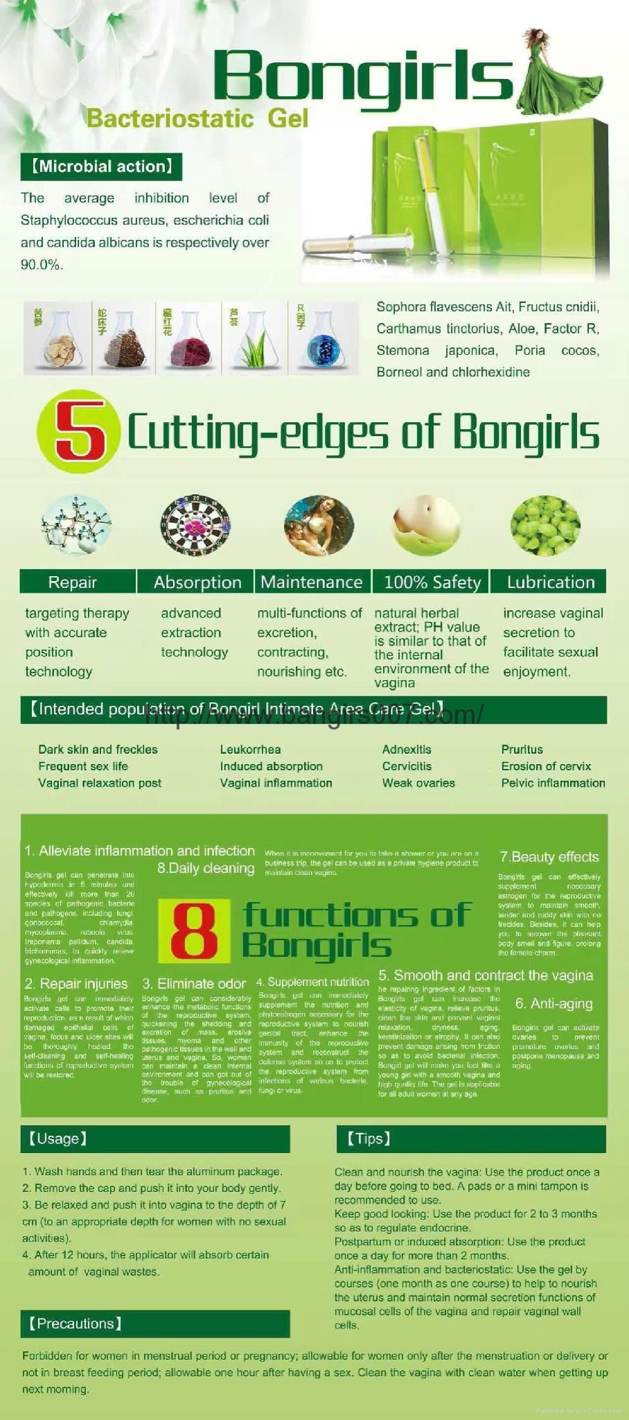 Bangirls gynecological gel for Womens Health Care Herbal Medicines 3