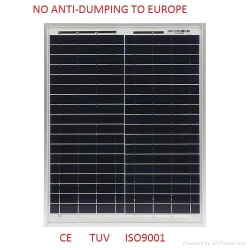 No anti-dumping tax poly crystalline hot premium quality 20w solar panel kit