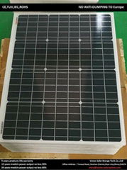 Mono A grade 50w 12v  solar panel charging kit to Europe without Anti-dumping