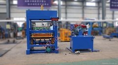 QT4-30 diesel engine power colorful interlocking block making machine 
