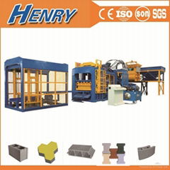 QT10-15  full automatic hydraulic concrete block paver making machine   