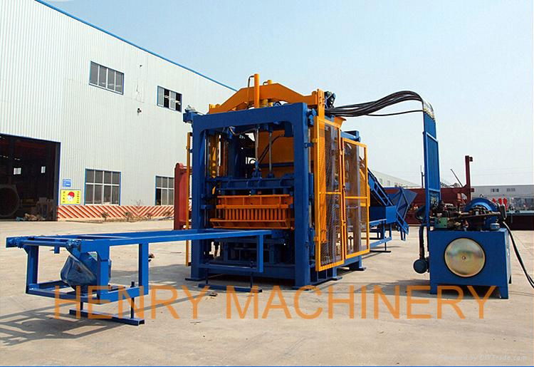 QT10-15  full automatic hydraulic concrete block paver making machine    2