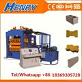 QT4-15 full automatic hydraulic  concrete block making machine 