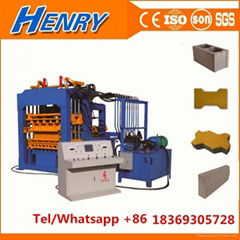 QT4-15 full automatic hydraulic  concrete block making machine