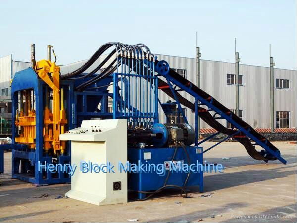 QT4-15 full automatic hydraulic  concrete block making machine  2
