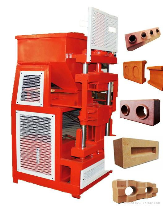 HR2-10 hydraulic siemens motor  soil clay brick making machine 