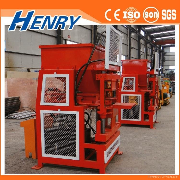 HR2-10 hydraulic siemens motor  soil clay brick making machine  4