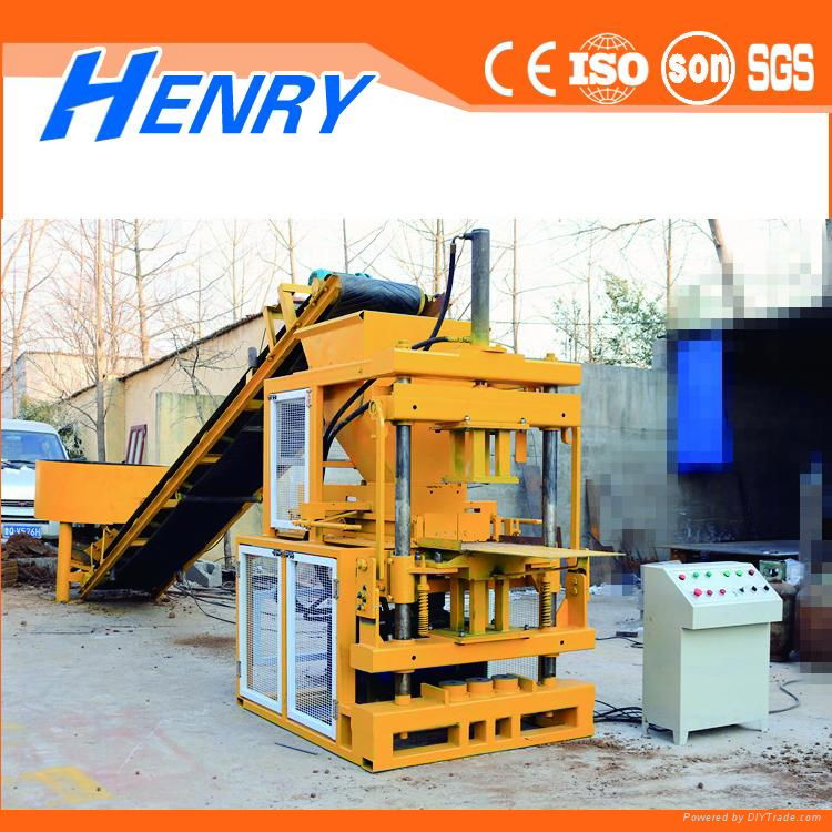 HR2-10 hydraulic siemens motor  soil clay brick making machine  5