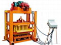 QT4-40 manual concrete cement block making machine for small business 