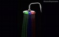 LED overhead showerhead round mix colour temperature controlled