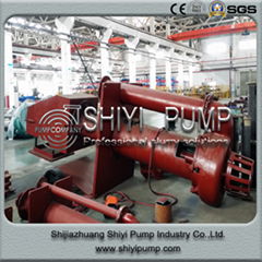 Metal Lined Water Treatment Vertical Centrifugal Single Stage Sump Pump