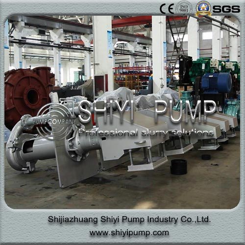 Metal Lined Water Treatment Vertical Spindle Slurry Centrifugal Sump Pump 5