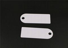 waterproof UHF PVC Hang Tag with a hole printable RFID smart card