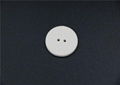 Button UHF Laundry Tag EPC Gen2 PPS Laundry Rfid Tags With Holes