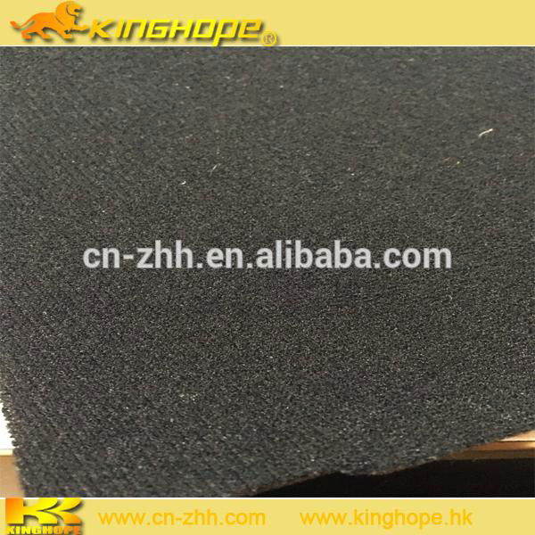 polyester fabric velvet with foam sponge for sports shoes 2